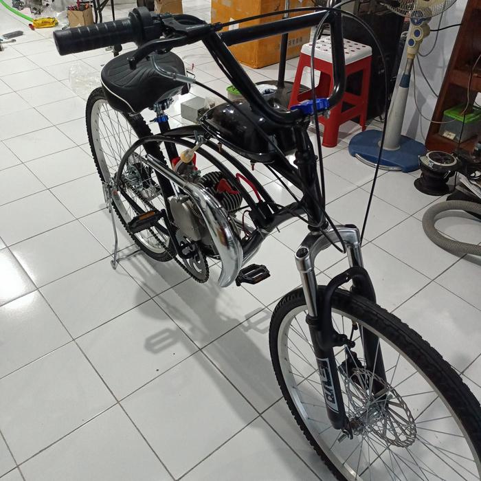 Gambar SEPEDA BERMESIN GASBIKE MESIN SEPEDA - Hitam, All Size dari Hobby76 undefined Tokopedia