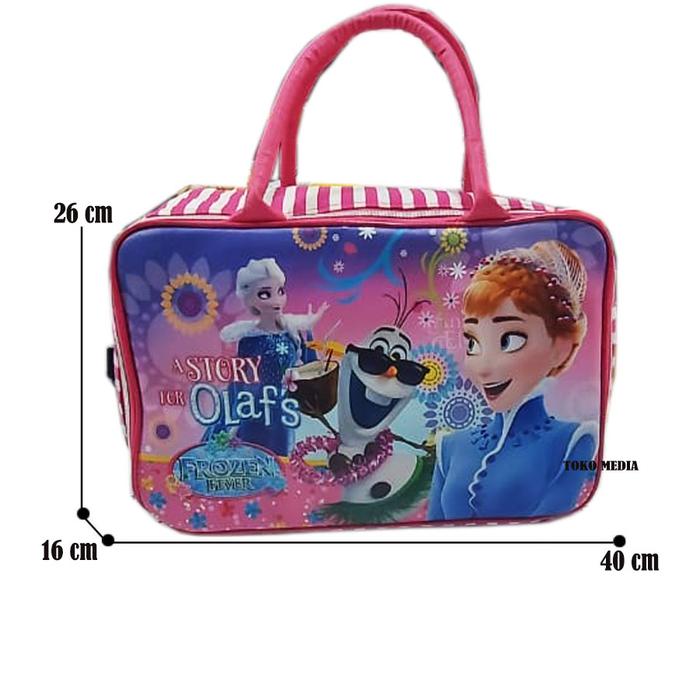 Gambar Tas Travel Bag Koper Karakter Anak Uk. Besar Banyak Gambar - FROZEN dari Toko Nyata Murahnya undefined Tokopedia