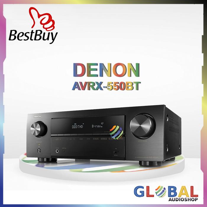 Gambar Denon AVRX550BT / AVRX 550 BT / AVRX 550BT 5.2 Channel AV Receiver dari global audioshop undefined Tokopedia