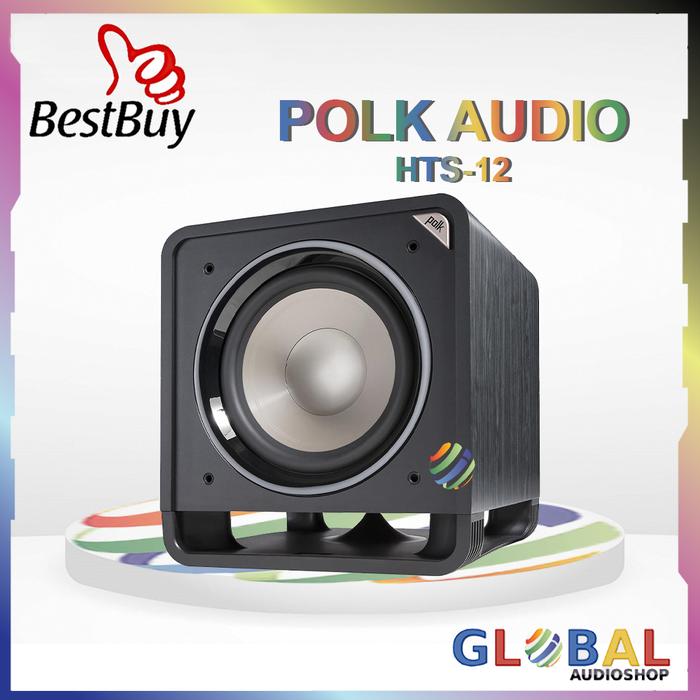 Polk Audio HTS 12 Subwoofer Aktif PolkAudio HTS12 12 Inch Home Theater  Hitam