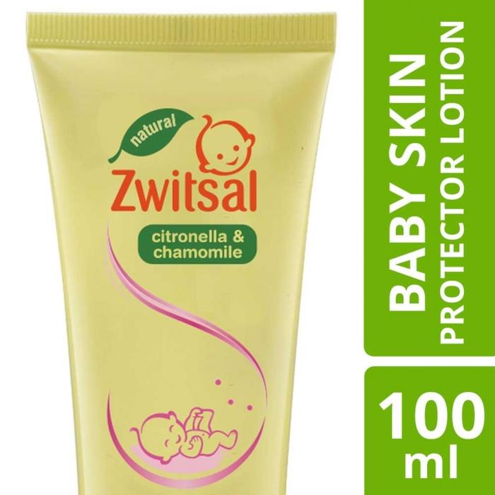 Gambar Zwitsal Natural Baby Skin Protector Lotion Anti Nyamuk 50ml 100ml Baby - 100 ml dari BabymaniashopID undefined Tokopedia