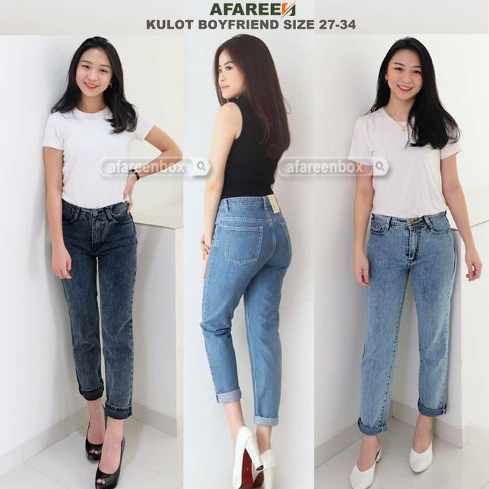 Jual CELANA BOYFRIEND JEANS WANITA 