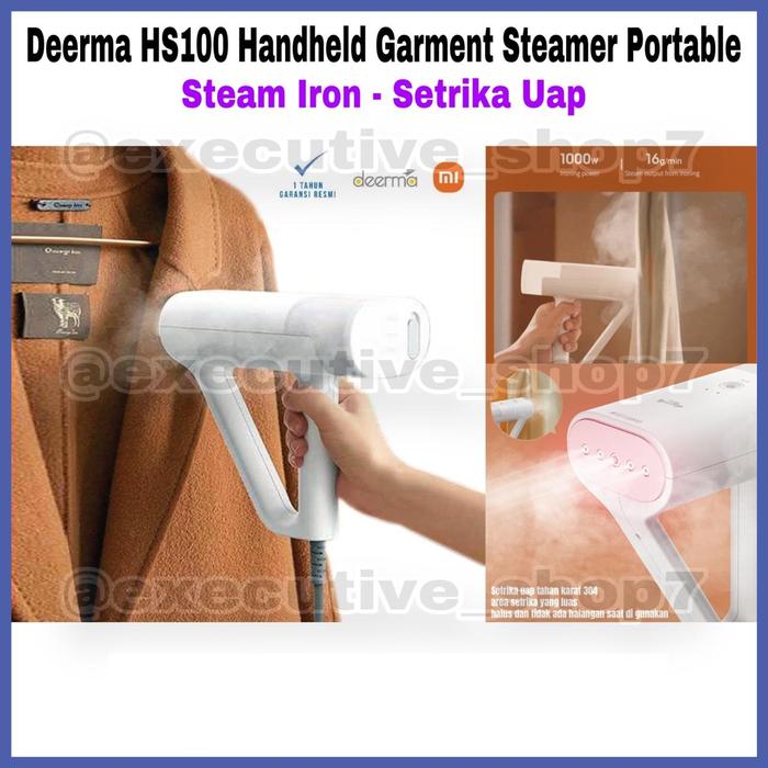 Gambar Deerma HS100 Handheld Garment Steamer Portable Steam Iron Setrika Uap dari Executive Shop7 undefined Tokopedia