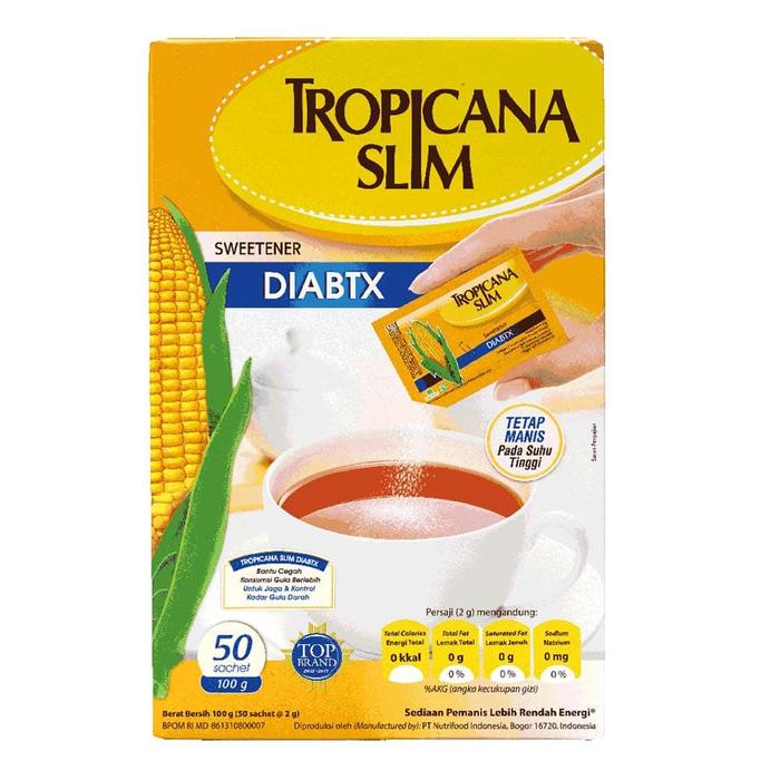 Gambar Tropicana slim Sweetener / gula rendah kalori 50's - diabtx dari Viyas Mart undefined Tokopedia