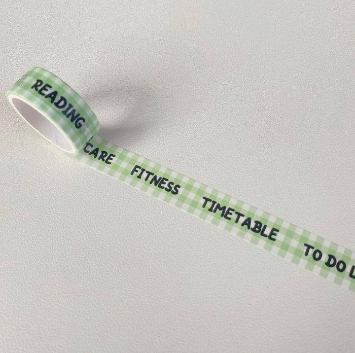 Gambar 3M Words Washi Tapes Korean Cute Masking Tape DIY Home Decor Journal - Green dari Haru.collections undefined Tokopedia