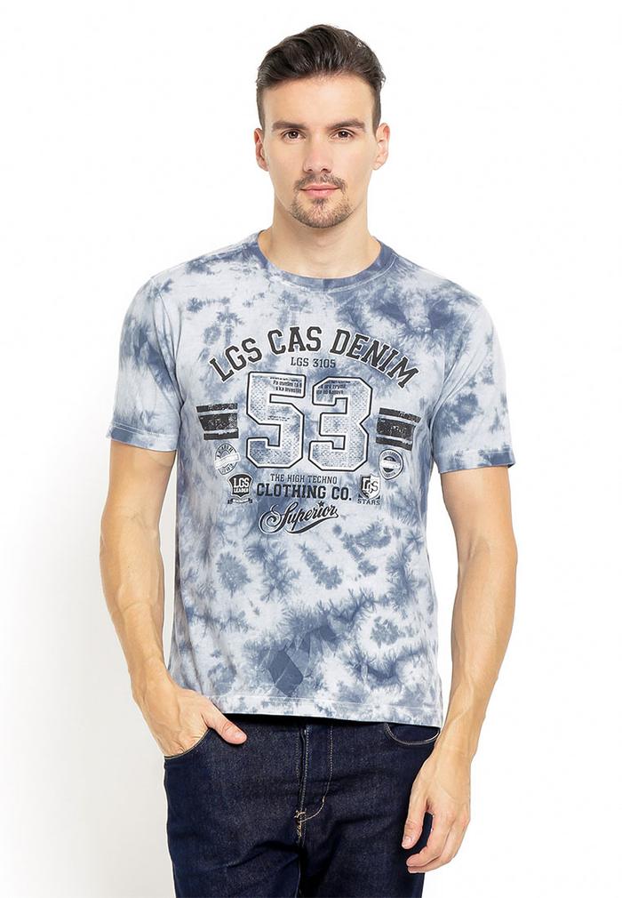 Gambar LGS - Kaos Casual Pria - Abstrak - Slim Fit - JTS.322.M2312F.01.C - L dari LGSgeneration undefined Tokopedia