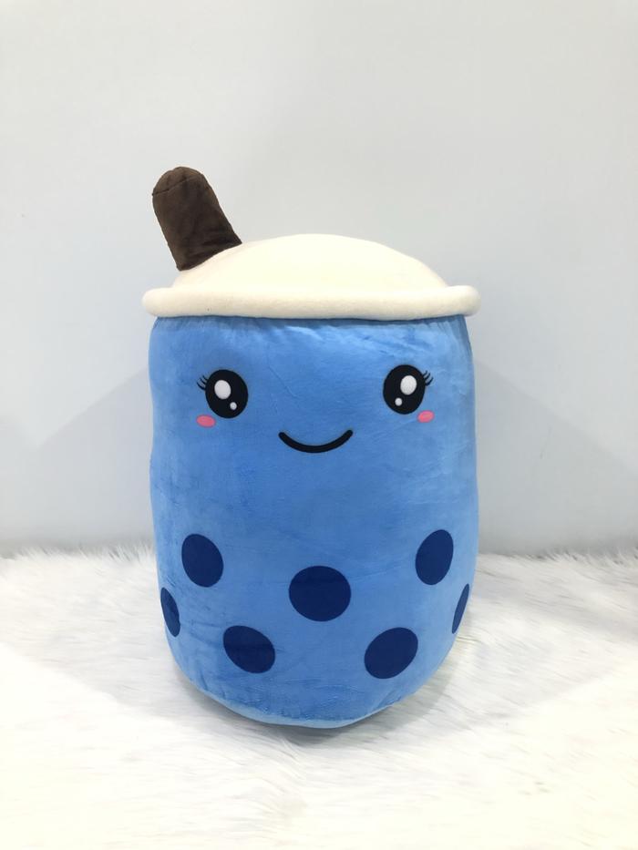 Gambar Boneka Boba Bubble Tea Brown Sugar Milk Tea Jumbo - Biru dari holy.shop16_NEW undefined Tokopedia