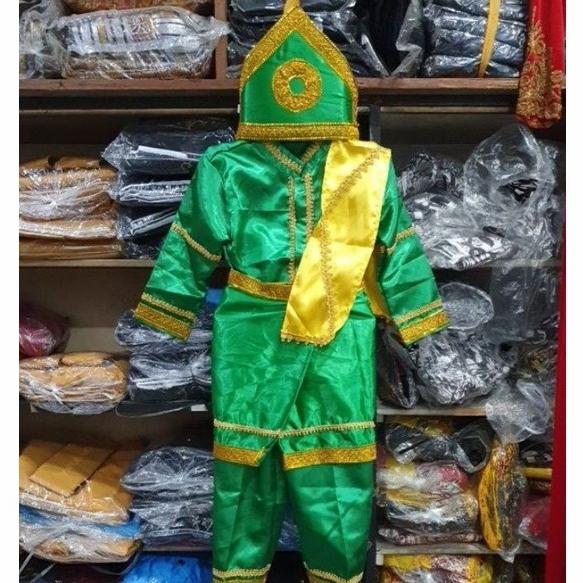 Gambar pakaian adat riau anak / baju adat melayu anak / baju adat anak - cowo hijau, L dari Restu Ibu Baju Adat undefined Tokopedia