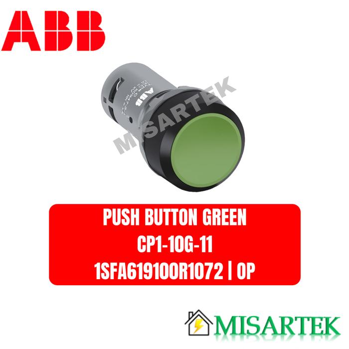 Gambar ABB Push Button CP1-10G-11 Hijau | 1SFA619100R1072 | Original Product dari MitSarTek undefined Tokopedia