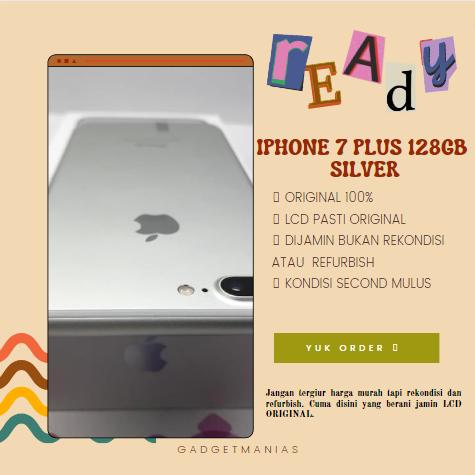 Jual Iphone 7 Plus 128gb Silver Second Ex Inter Fullset Mulus Jakarta Utara Gadgetmanias Tokopedia Jual Iphone 7 Plus 128gb Silver Second Ex Inter Fullset Mulus Jakarta Utara Gadgetmanias Tokopedia