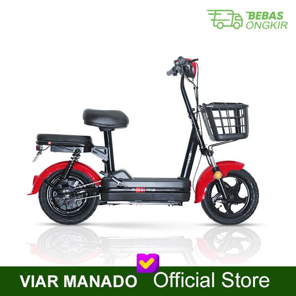 Gambar PROMO SEPEDA LISTRIK VIAR U1 - MERAH HITAM dari Viar Manado undefined Tokopedia