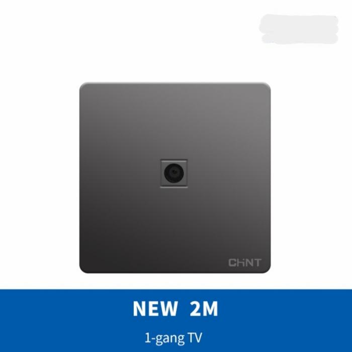 Jual CHINT NEW2M-Gray Black TV cable socket/soket TV - Jakarta Barat ...