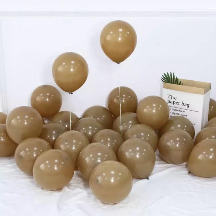 Gambar balon latex retro 12 inch / balon latex retro vintage - khaki dari Istanaparty undefined Tokopedia