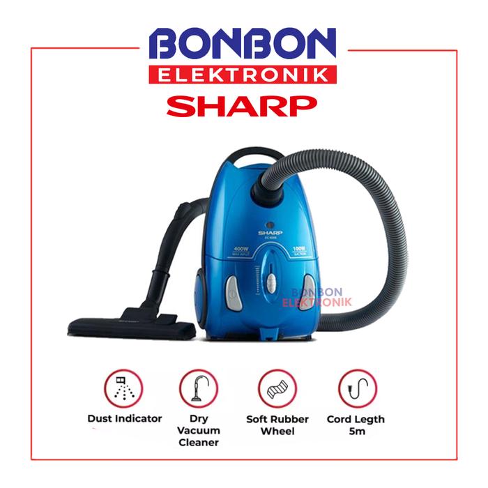 Gambar Sharp Vacuum Cleaner EC-8305 / EC8305 / EC-8305-B/P / Penyedot Debu - Biru dari Bonbon Elektronik Kota Administrasi Jakarta Utara Tokopedia