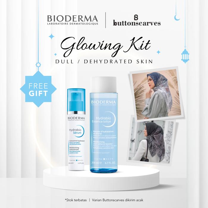 Gambar BIODERMA Buttonscarves Glowing Kit for Dull / Dehydrated Skin dari Bioderma Indonesia undefined Tokopedia