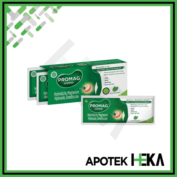 Gambar Promag Suspensi Cair Sachet 7 ml Box isi 6 Sachet dari Apotek Heka Semarang undefined Tokopedia