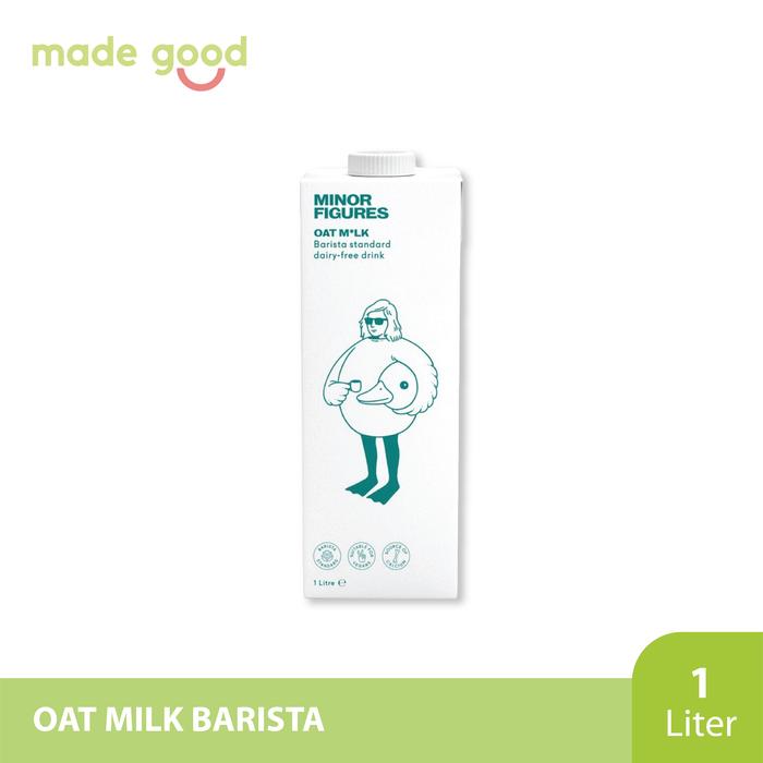 Gambar Minor Figures Oat Milk 1L - Susu Vegan Gandum Dairy, Lactose Free - Barista dari Madegood Market undefined Tokopedia