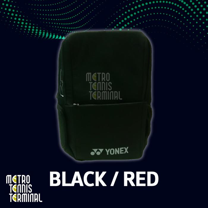Gambar Tas Yonex Active Backpack BA82212XEX ( Tas Raket Tenis / Badminton ) - Black / Red dari Metro Tennis Terminal undefined Tokopedia