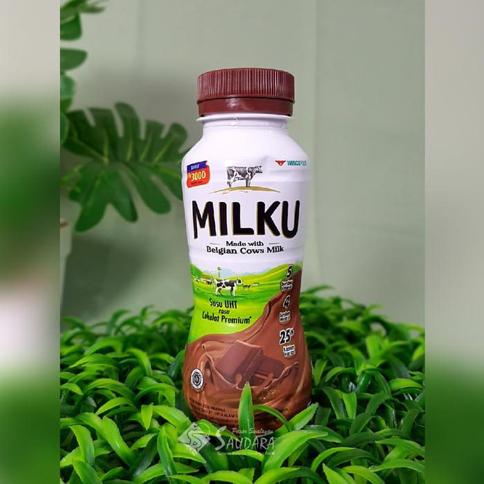 Gambar Milku UHT Coklat Premium 200 ml Susu UHT Rasa Cokelat dari Saudara Swalayan undefined Tokopedia