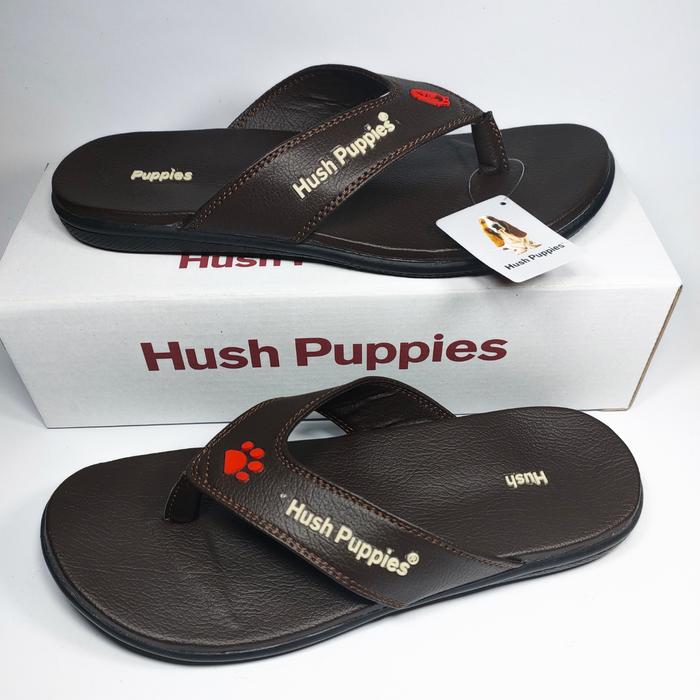 Gambar sandal hush puppies pria - sandal jepit pria - sendal hush puppies ori - Cokelat, 41 dari PavilliunStore undefined Tokopedia