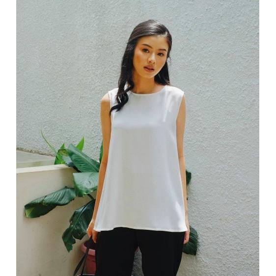 Gambar Inner Bumil Tanpa Lengan Dalaman Blazer Jumbo Polos Baju Kerja LD120cm - BW, XXL dari Mafaza19 undefined Tokopedia