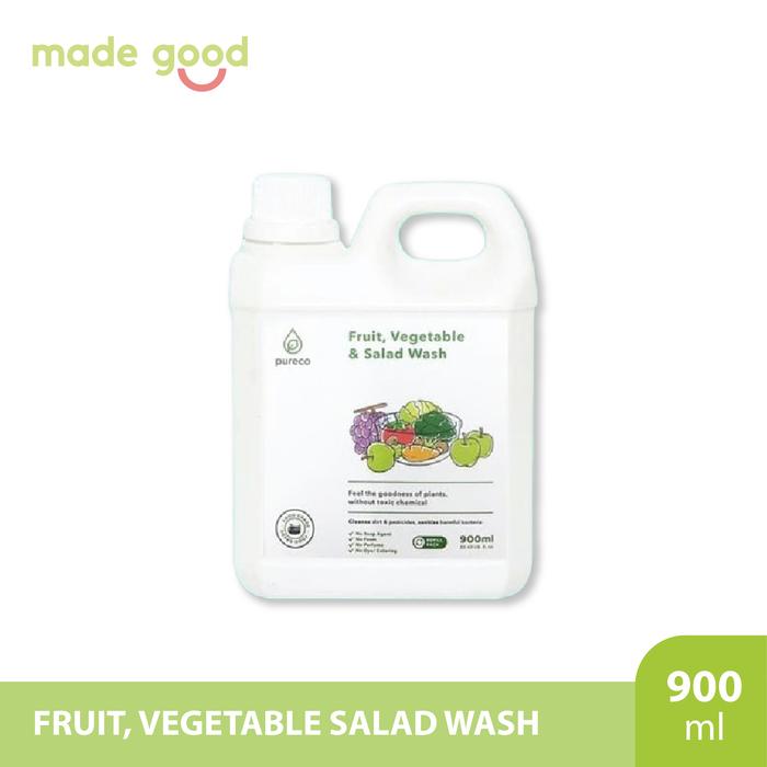 Gambar Pureco Liquid - Fruit Vegetable Salad Wash / Sabun Cuci Sayur Buah - 900 ml dari Madegood Market undefined Tokopedia