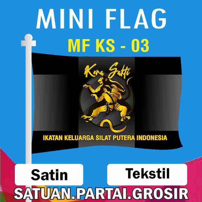 Gambar MINI FLAG IKSPI KERA SAKTI / BENDERA IKSPI KERA SAKTI / SABLON BENDERA - MFKS-03 dari pancawarnaprinting undefined Tokopedia