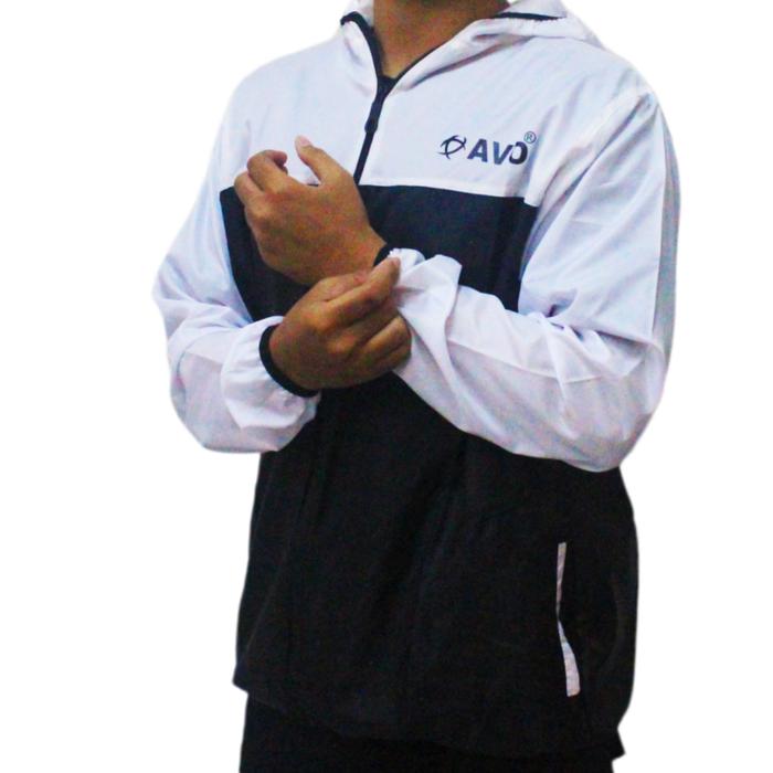 Gambar jaket running/jaket lari sauna pria wanita - avo jaket running motif 1 - Putih, S dari Avo Eternity Socks undefined Tokopedia