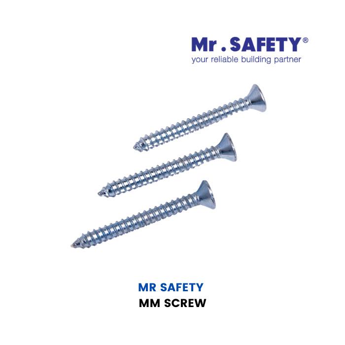 Gambar SEKRUP DATAR / SEKRUP KAYU (MM SCREW) KEMASAN KECIL MR SAFETY - 6 X 3/4 IN dari Hong's home improvement undefined Tokopedia
