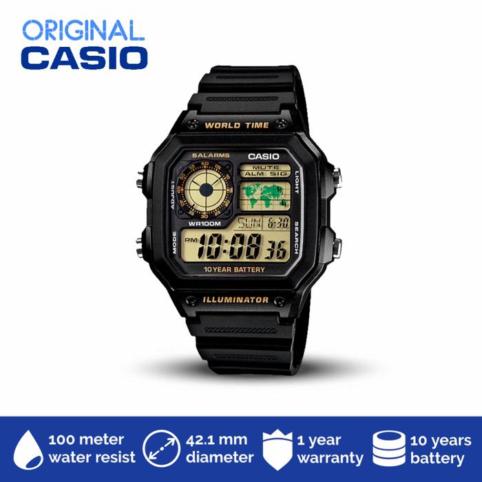 Jam Casio Casio Digital Watch Models Jam Tangan Pria Anti Air