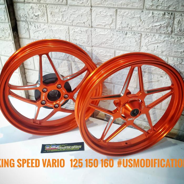 Gambar velg king speed forging vario 125 dan 150 - Orange dari us speedshop undefined Tokopedia