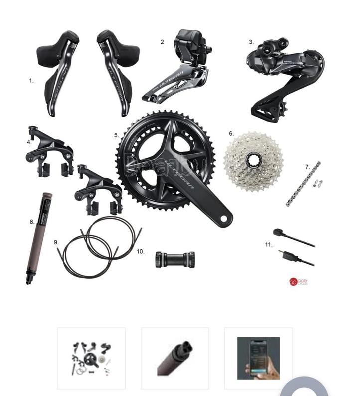 SHIMANO ST-R8150 R/L(左右セット)Di2 2x12S