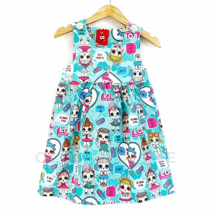 Gambar baju dress anak 1 2 3 tahun dress katun jepang anak perempuan 11 - LOL, size2 1 thn dari CLODI ONLINE undefined Tokopedia