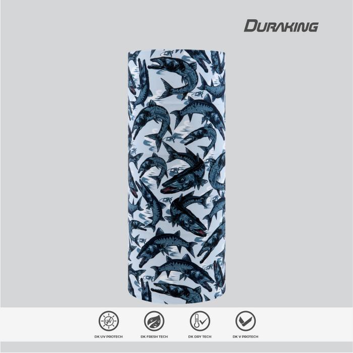 Gambar DK Multifunctional Headwear Barracuda Camou Attack Light Blue dari Duraking Outdoor and Sports undefined Tokopedia