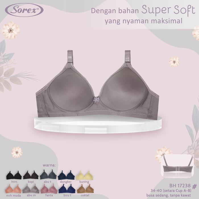 Gambar Sorex 17238 ~ 1 Pcs BH, Bra Wanita, Pakaian Dalam Cewek 8 Warna Pilih. dari Hidden Wear Store undefined Tokopedia