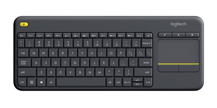 Gambar Logitech K400 Plus Wireless Keyboard Touch - Hitam dari Smart Media Computer undefined Tokopedia