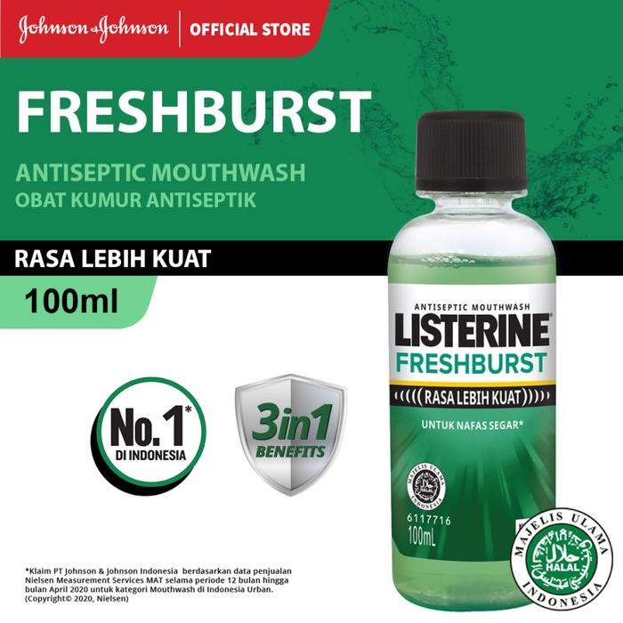 Gambar Listerine 100ml/Obat Kumur/Perawatan Mulut dari Jumbo Swalayan & Homeware undefined 3 Tokopedia