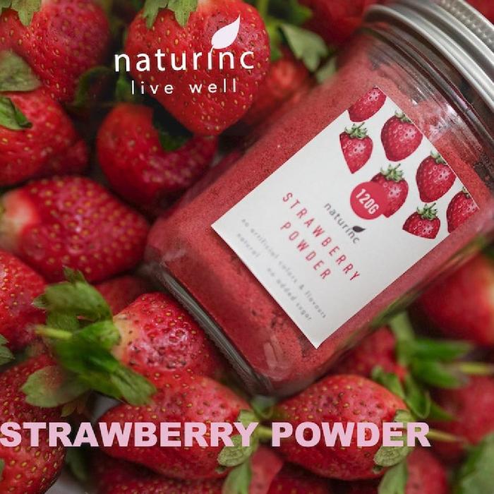 Gambar pure freeze dried strawberry figs buah ara mango dragon fruit  natural vitamin c no sugar - powder berry, S 50gr dari Naturinc undefined Tokopedia