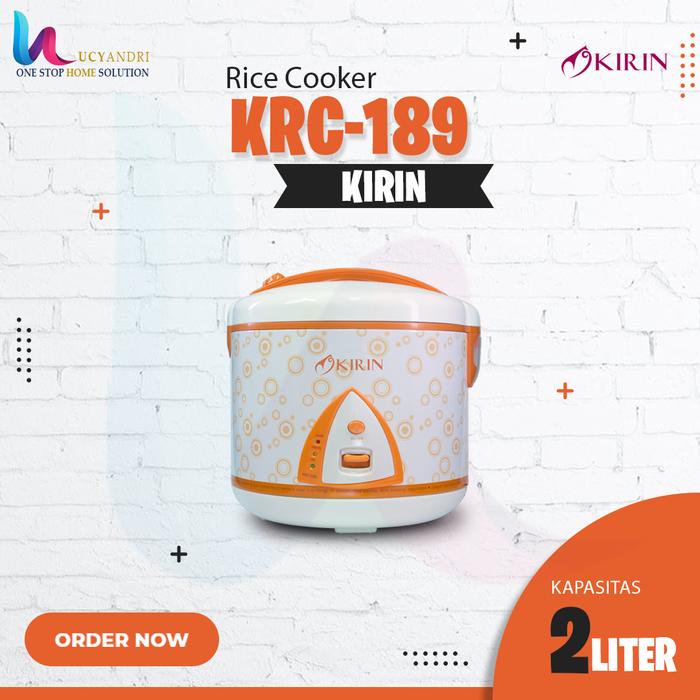 Gambar Kirin Rice Cooker KRC-189 / KRC189 / KRC 189 Rice cooker Original - Orange dari Lucyandri Official undefined Tokopedia