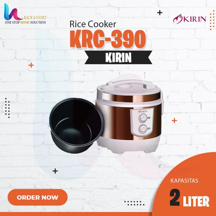 Gambar KIRIN RICE COOKER 2.0 LITER KRC-390 CERAMIC ORIGINAL - Spesial Edition - Silver White dari Lucyandri Official undefined 3 Tokopedia