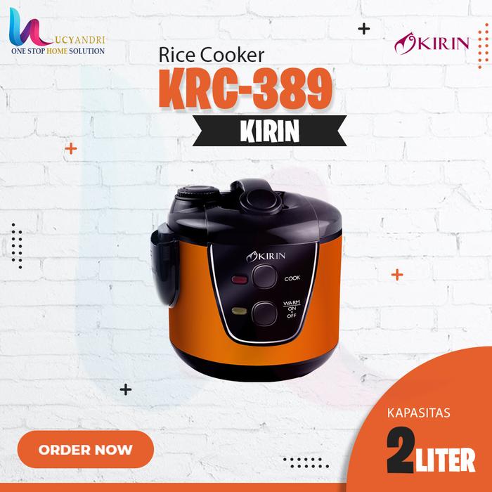 Gambar Kirin Krc 389 Ss Rice Cooker Kapasitas 2 Liter / Krc389 Ss / Krc 389Ss - Orange dari Lucyandri Official undefined Tokopedia