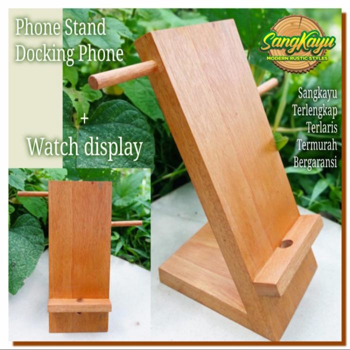 Gambar Docking hp Phone stand dudukan handphone samsung oppo xiaomi realmi 2 - Model papan 2 dari CV. Sangkayu undefined Tokopedia