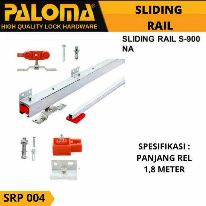 Gambar PALOMA SRP 004 REL SLIDING 1,8 METER SLIDING RAIL PINTU GESER dari GOLDSTAR HARDWARE KENARI MAS undefined Tokopedia