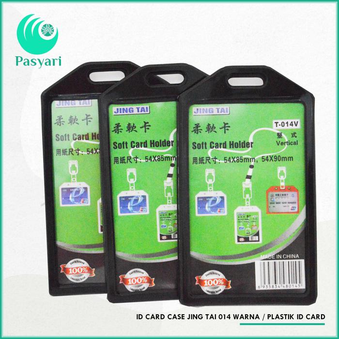 Gambar Id Card Case Jing Tai 014 Warna / Plastik Id Card - Hitam dari Pasyari undefined Tokopedia