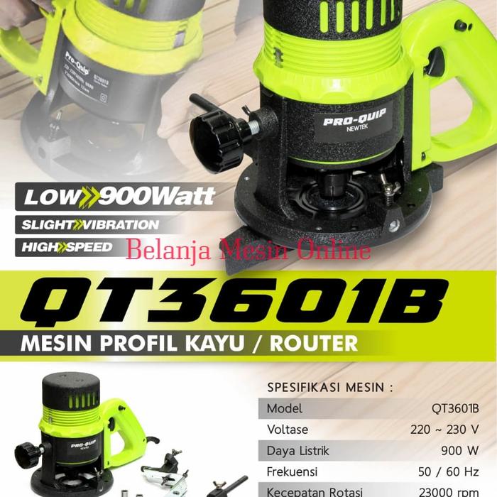 Jual Mesin Profil Kayu/Router 900 watt Pro-Quip QT3601B - Jakarta Barat ...