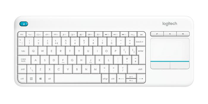 Gambar Logitech K400 Plus Wireless Keyboard Touch - Putih dari Smart Media Computer undefined Tokopedia