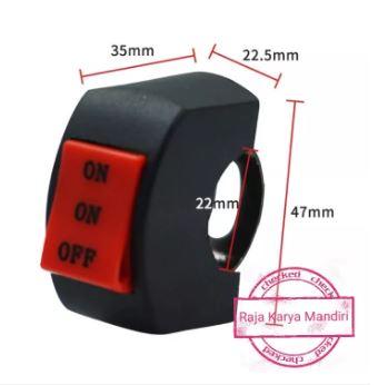 Gambar Saklar brecket stang 3 fungsi on on off - ON OFF 3 FUNGSI dari PRABU LED undefined Tokopedia