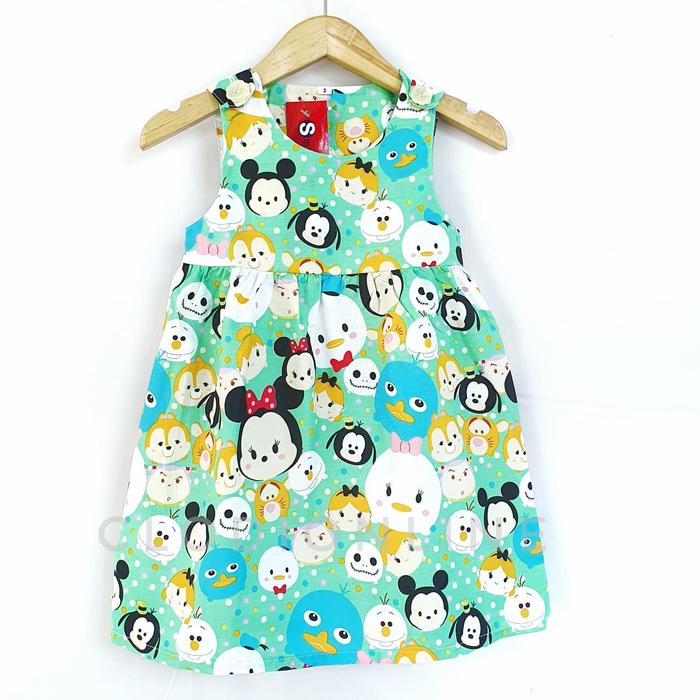 Gambar baju dress anak 1 2 3 tahun dress katun jepang anak perempuan 11 - Tosca tsumtsum, size2 1 thn dari CLODI ONLINE undefined Tokopedia