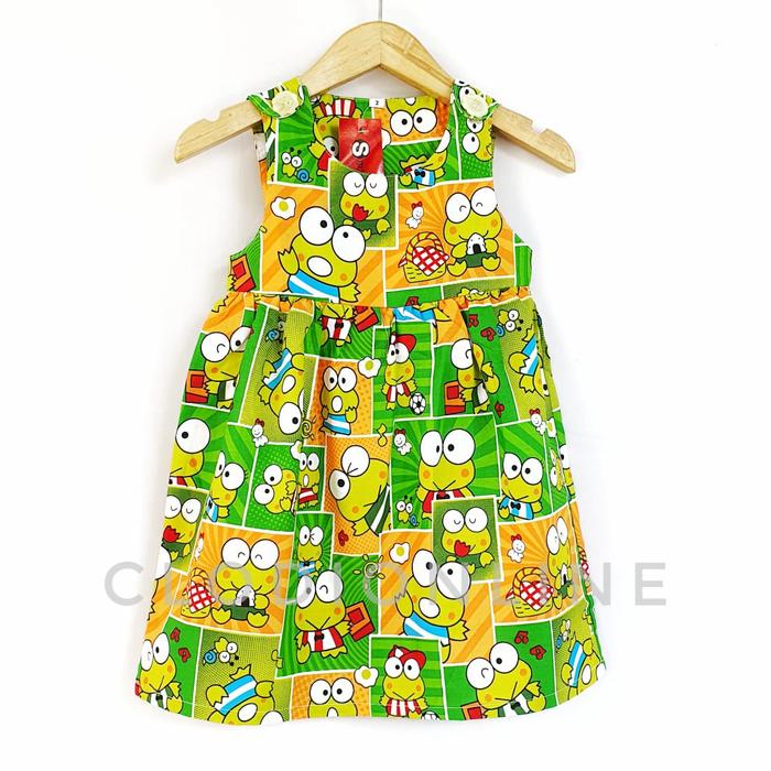 Gambar baju dress anak 1 2 3 tahun dress katun jepang anak perempuan 11 - Ceroppy, size2 1 thn dari CLODI ONLINE undefined Tokopedia