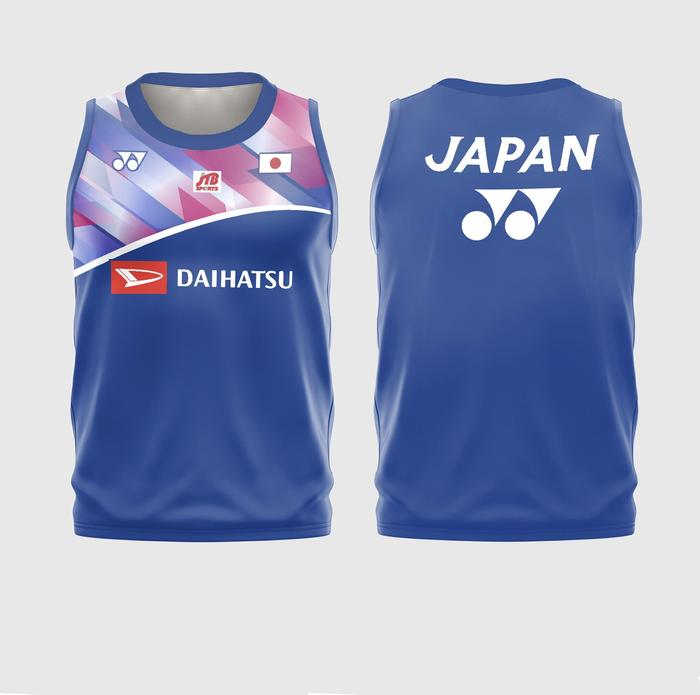 Gambar Jersey Badminton Custom Dryfit Premium | JTB JAPAN DOUBLE YONEX - Singlet, XS dari All She Needs Apparel undefined Tokopedia